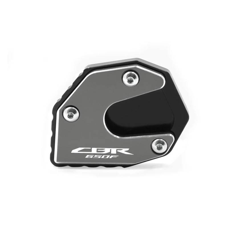 Motorrad-Ständerpolsterplatte Für Hon@&da CB650F CBR650F CB500F CB500X NC700D Motorrad CNC Kickstand Extension Pad Fuß Seitenständer Platte Zubehör(Titanium-CBR650F) von xiaobin