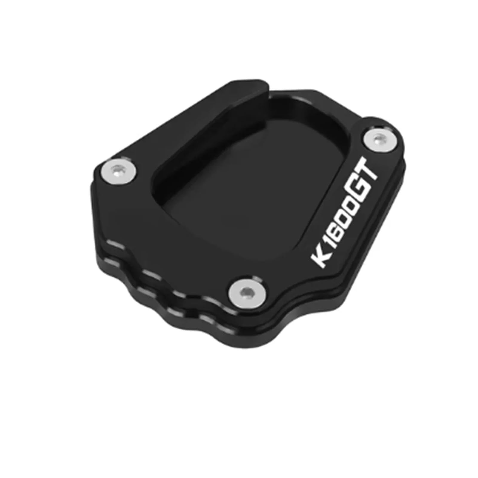 Motorrad-Ständerpolsterplatte Für K1600GT K1600GTL 2017-2023 Motorrad CNC Kickstand Fuß Seitenständer Verlängerung Pad Stützplatte(Black-K1600GT) von xiaobin