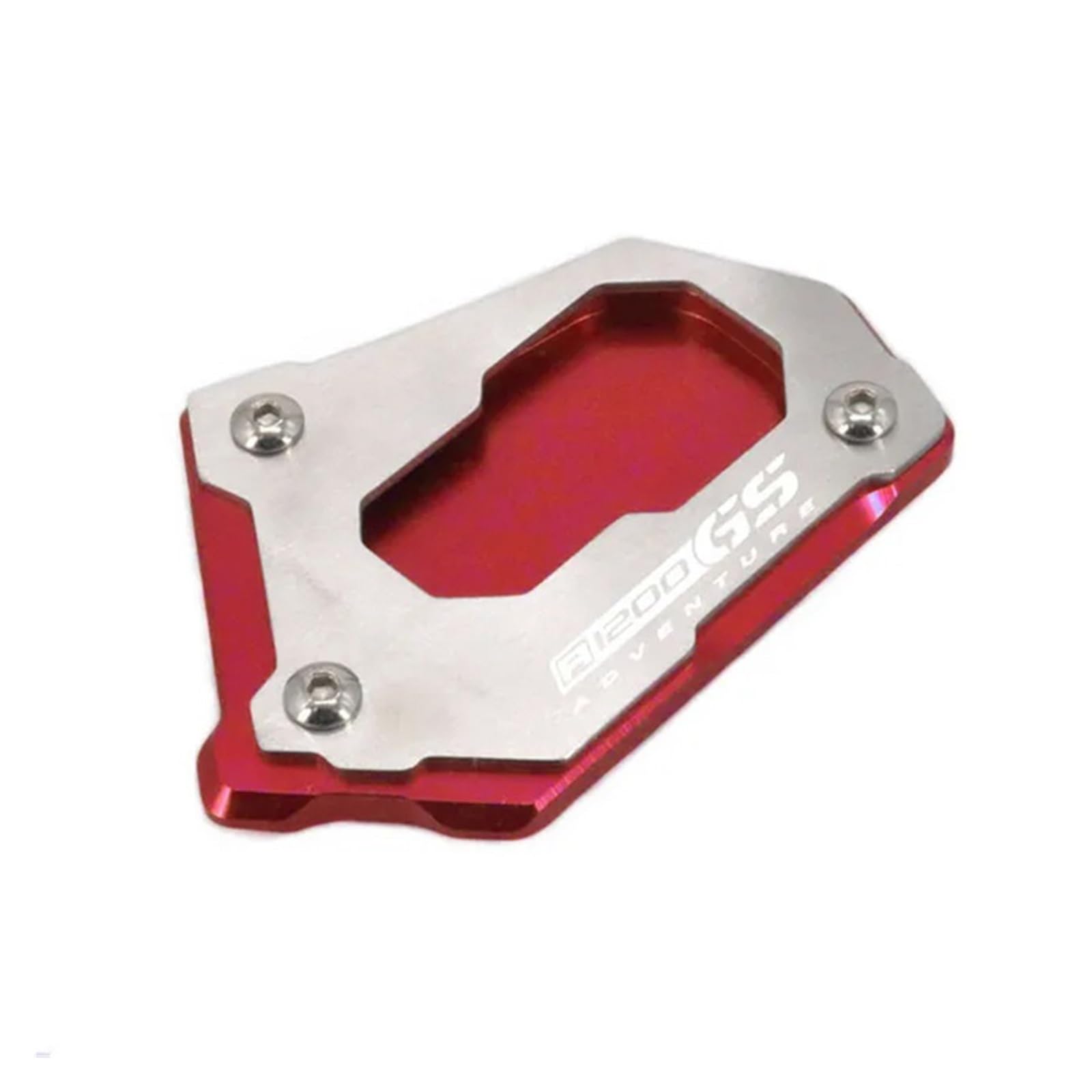 Motorrad-Ständerpolsterplatte Für R 1200 GS LC ADV Adventure Motorrad CNC Kickstand Seitenständer Vergrößern Verlängerung Fußpolster Unterstützung(Red-R1200GS ADV) von xiaobin