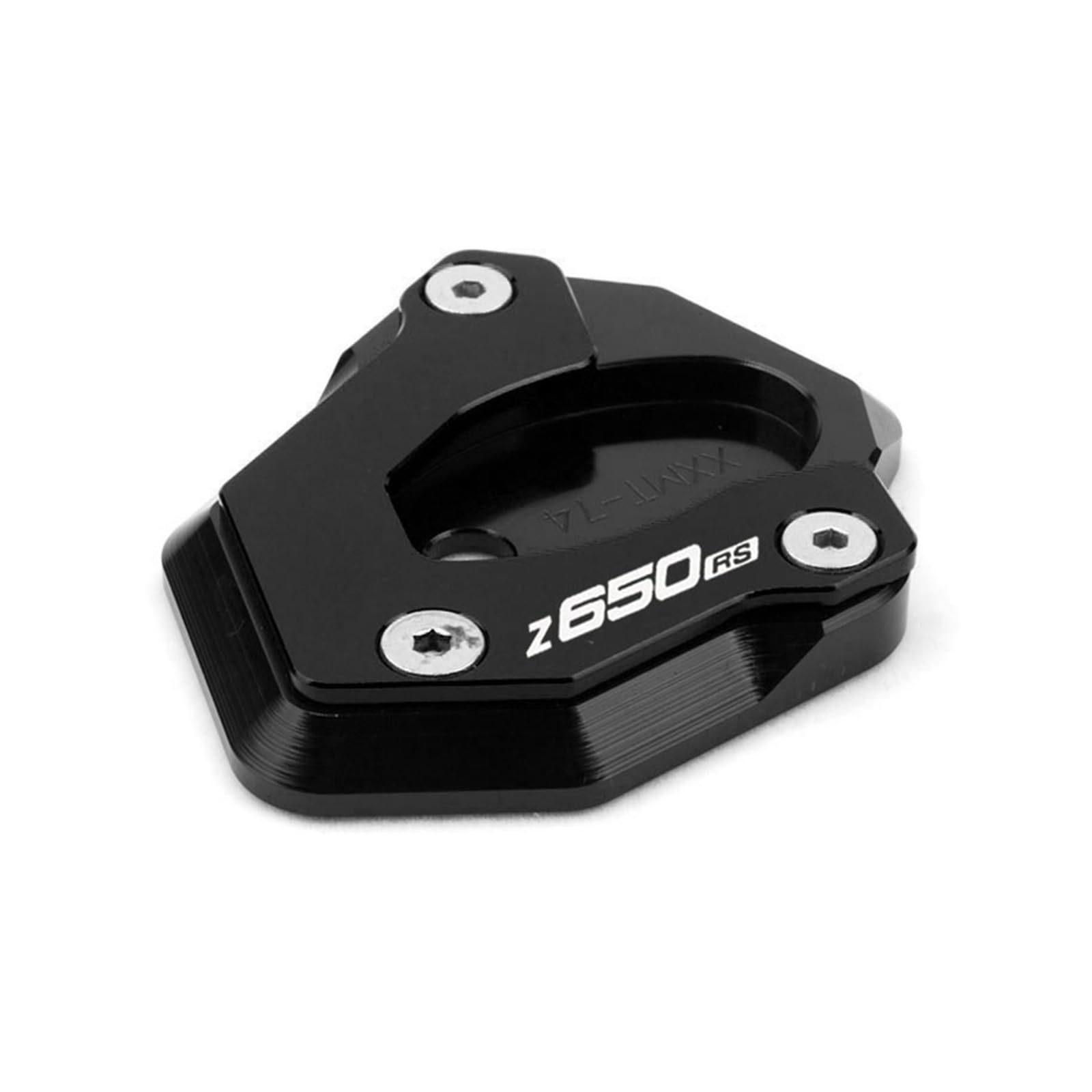 Motorrad-Ständerpolsterplatte Für Z650RS 2021-2023 Motorrad CNC Kickstand Seitenständer Ständerverlängerung Vergrößerungspad(Black) von xiaobin