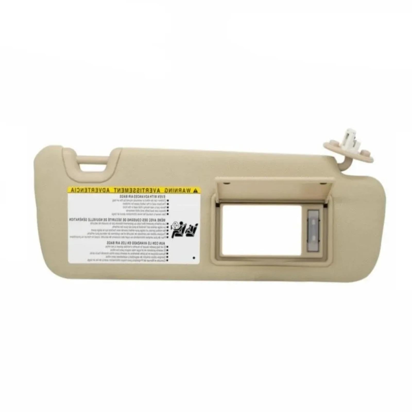 Auto-Sonnenblende Für Highler 2014-2019 74320-0E074 BeigeRight Beige graue Auto Sonnenschirm von xwurHcM