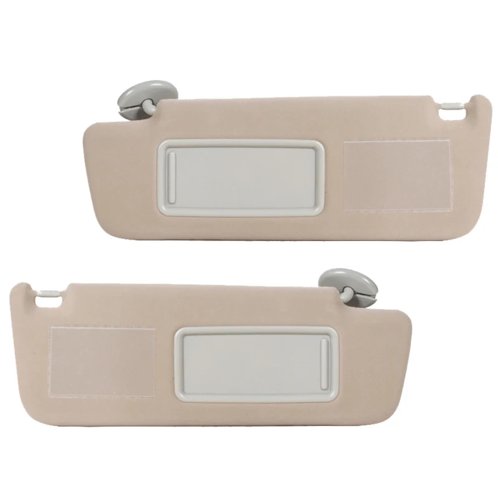 Auto-Sonnenblende Für P-rado LC120 2003-2009 Beige-1Left1Right Sonnenschutz für Sonnenschutz für Sonnenschutz Auto Sonnenblende von xwurHcM