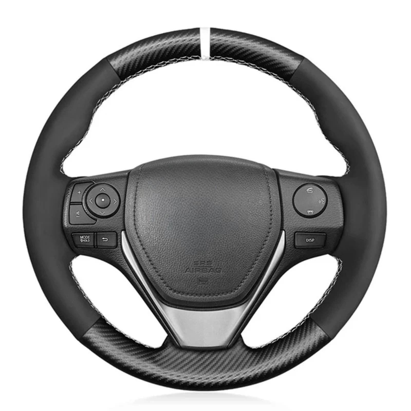 Stee Wheel Cover Für Corolla Auris 2012-2019 Für Scion iM 2015-2016 BlackThread Lenkradabdeckung von xwurHcM