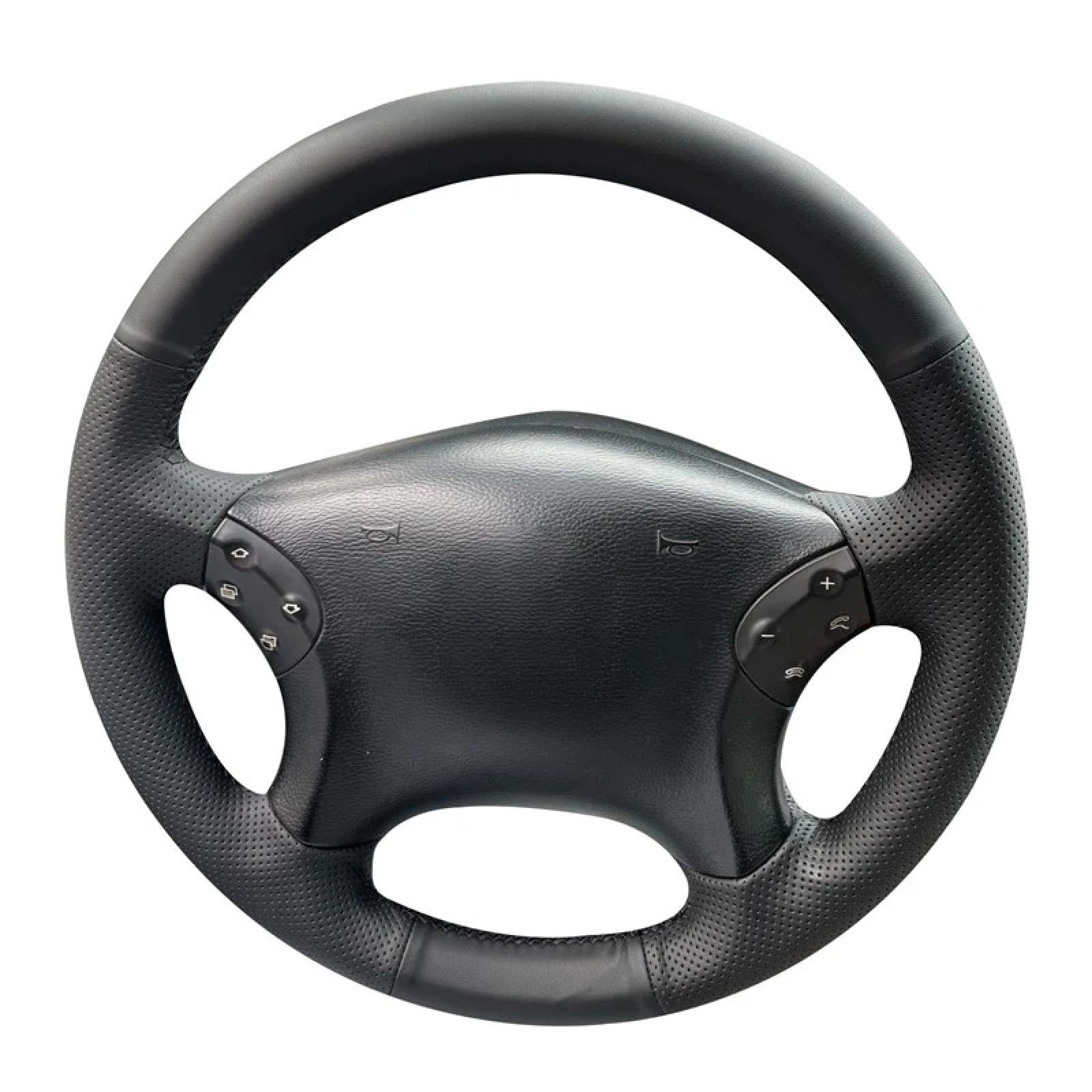 Stee Wheel Cover Für W203 C-Class 2001-2007 BlackThread H Nähen Auto Lenkrad Abdeckung von xwurHcM