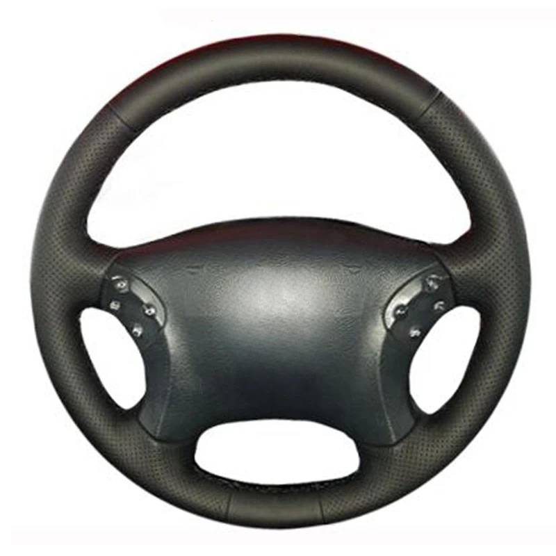 Stee Wheel Cover Für W203 C-Class 2001-2007 BlackThread Lenkradabdeckung von xwurHcM