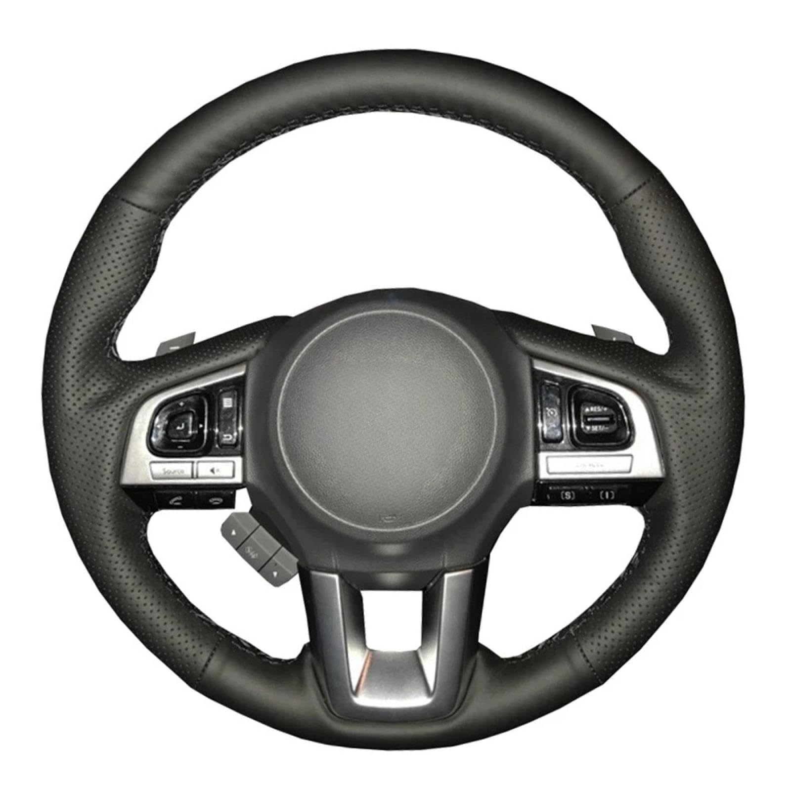 Stee Wheel Cover Für XV 2015-2017 Für Outback 2014-2017 Für Fürester 2015-2018 LightBlueThread Hgenähte Auto Lenkradabdeckung von xwurHcM