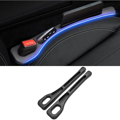 yaohaishao 2 Stücke Autositz Lückenfüller für Toyota RAV4 5.Generation RAV4 Hybrid PHEV/RAV4 Prime 2018-2023, Lückenfüller Car Seat Gap Filler Auto Lückenfüller Sitzlückenfüller Stopfen,Bl-ack von yaohaishao