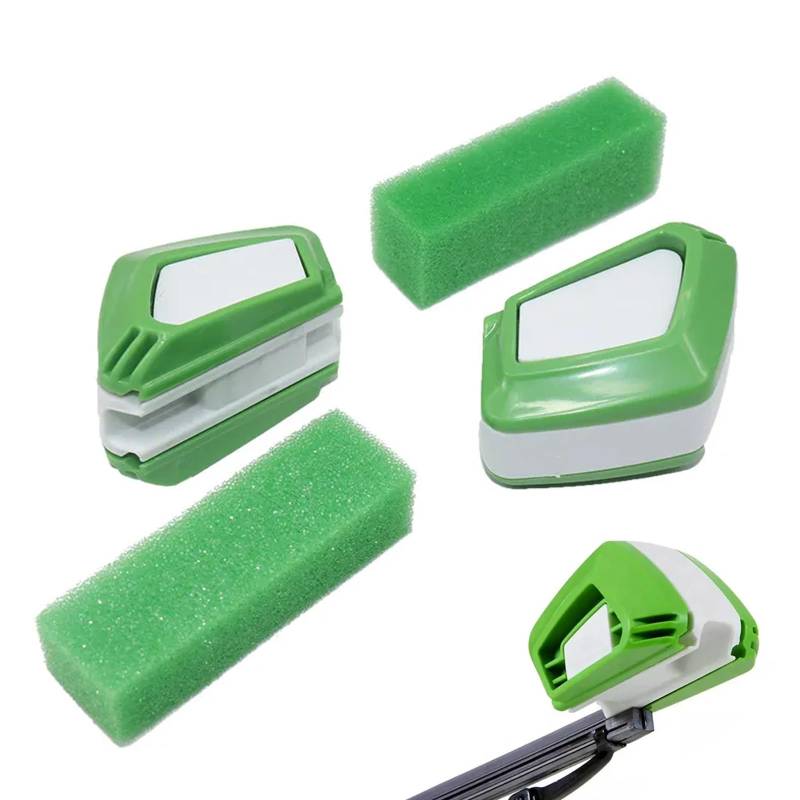 Scheibenwischer Schneider, 2Pcs Scheibenwischer Trimmer, Scheibenwischer Nachschneider mit Schwamm, Wischerblatt Cutter Trimmer Windschutzscheibe Gummi Regroove Werkzeug von yeemeen