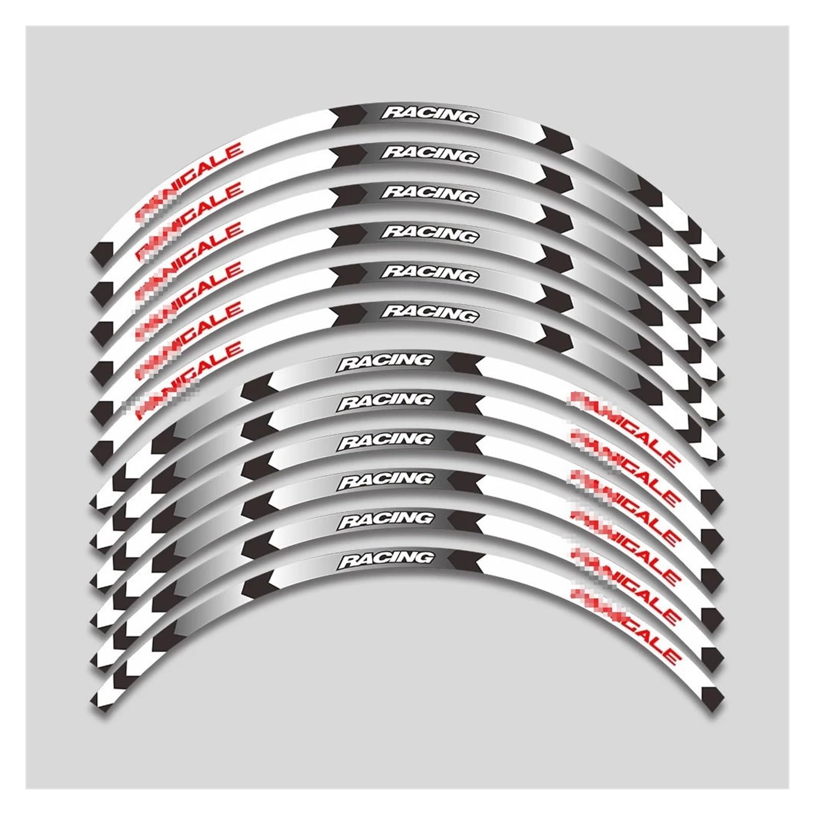 Für D&UCATI 899 959 1199 1299 Fpr Panigale R V4 V2 S Motorradaufkleber Felgenreifen Aufkleber Räder Nabe Reflektierendes Streifenset Motorrad-Felgenaufkleber(White A1) von yjzYHL