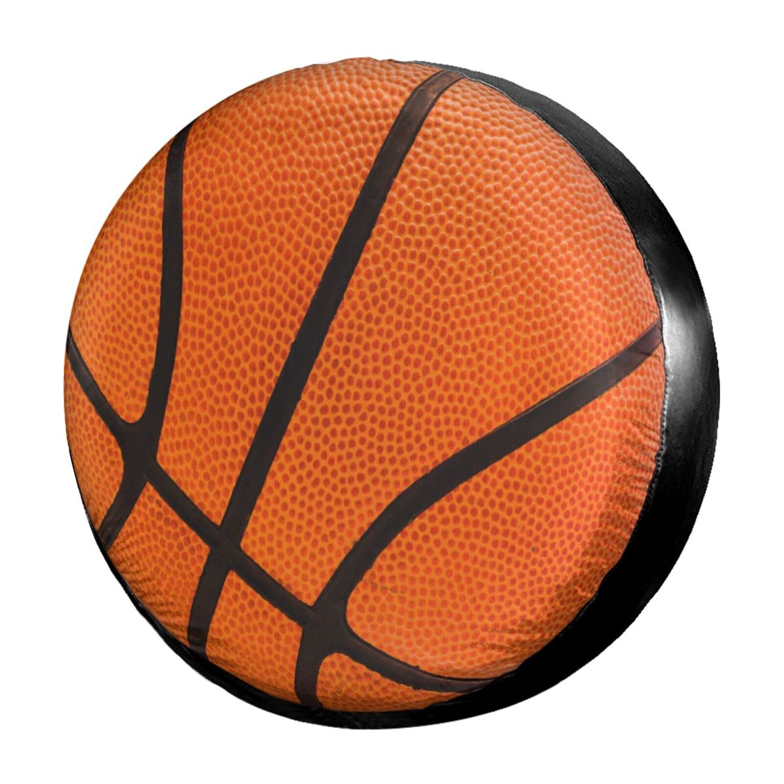 Basketballball-Ersatzreifenabdeckung, staubdicht, passend für Anhänger, Wohnmobil, SUV und viele Fahrzeuge, 38,1 cm (15 Zoll) von yomeeaaaa