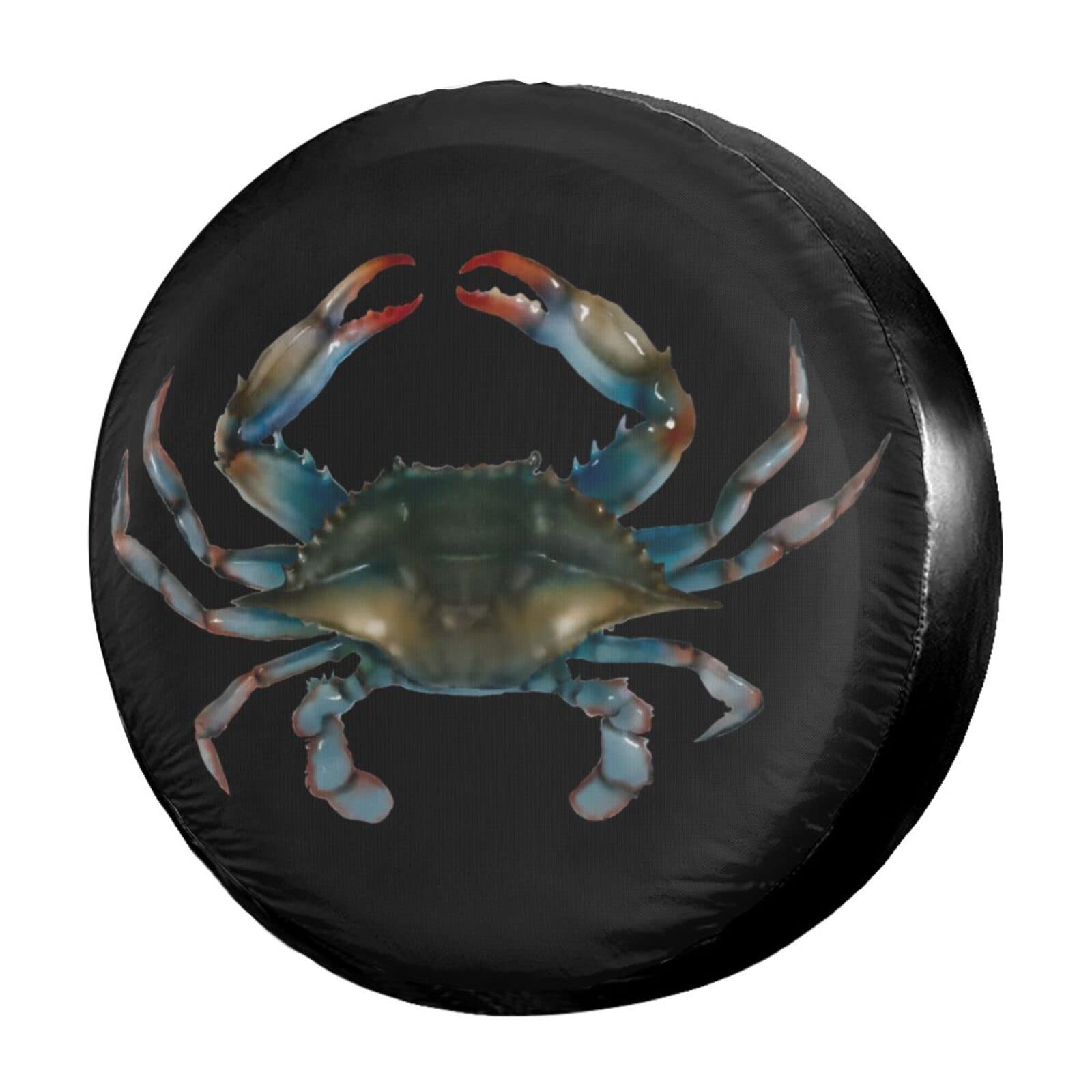 Blue Crab Ersatzreifenabdeckung, staubdicht, passend für Anhänger, Wohnmobil, SUV und viele Fahrzeuge, 35,6 cm (14 Zoll) von yomeeaaaa