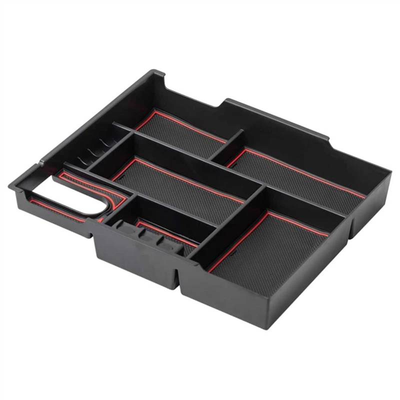 Organizer Armlehne Tray Kompatibel Mit Toyota Für Tundra 2014-2020 Auto Armlehne Zentrum Lagerung Box Container Armlehne Lagerung Box Auto Armlehne Lagerung Box Fach(Red) von yoneleu