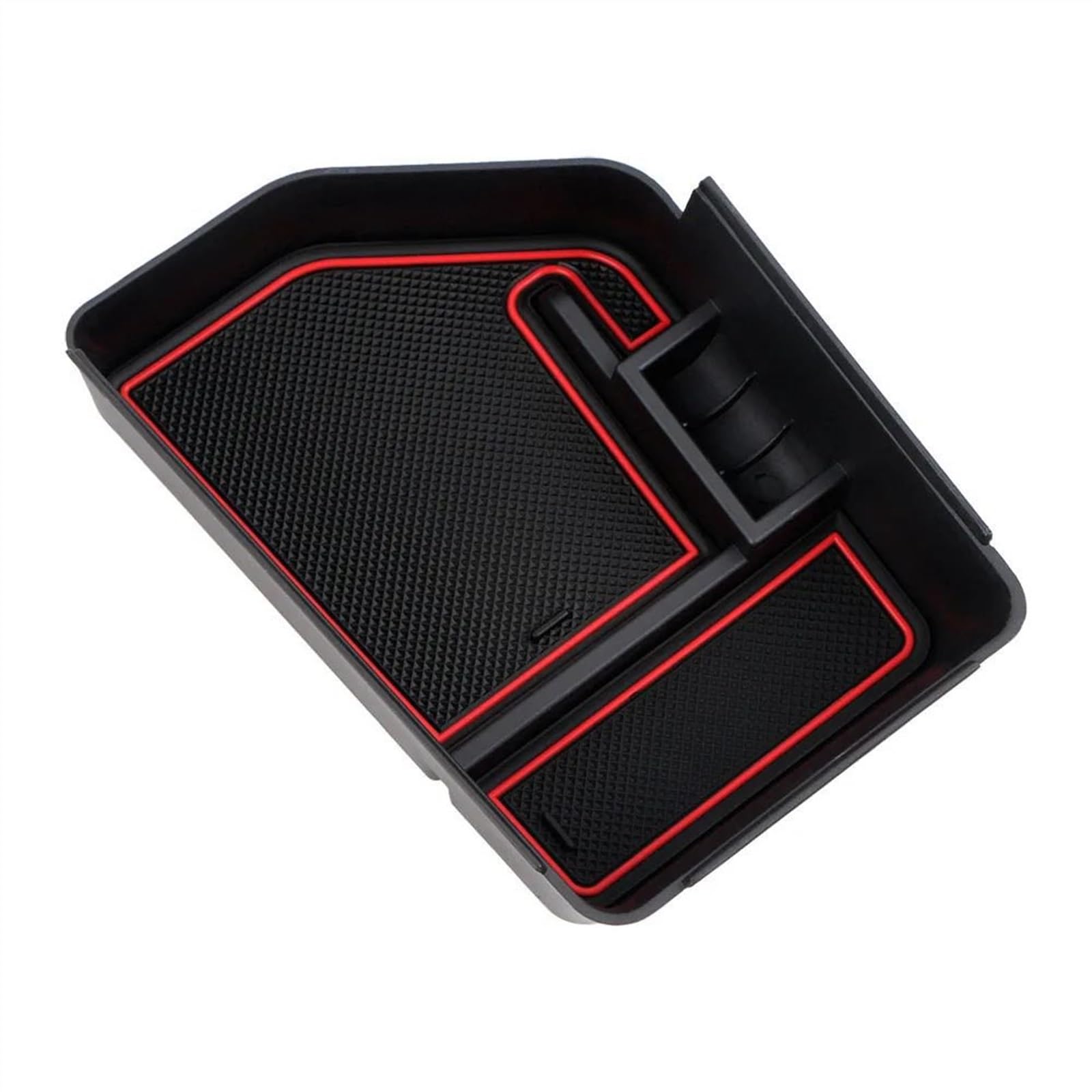 yoneleu Organizer Armlehne Tray Kompatibel Mit K&ia Für EV6 2021 2022 Auto-Zentralsteuerung Armlehne Aufbewahrungsbox Autoinnenausstattung(Red) von yoneleu