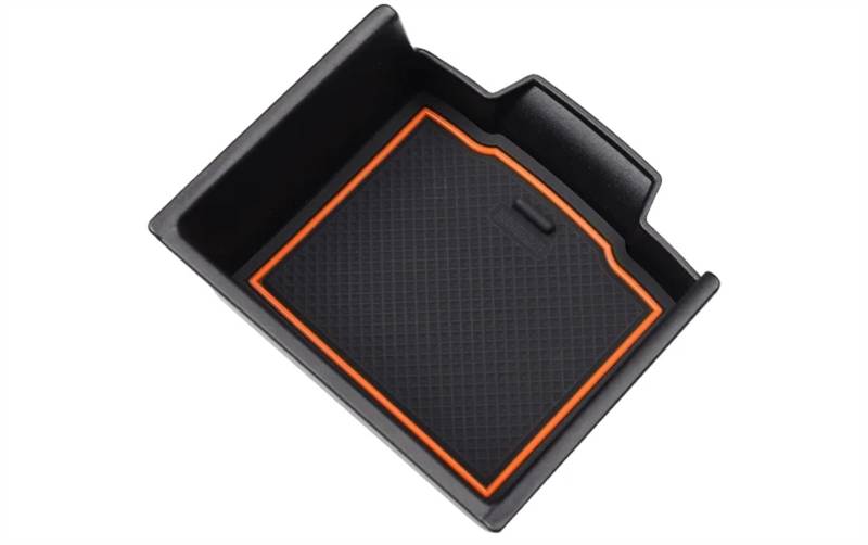 yoneleu Organizer Armlehne Tray Kompatibel Mit Mitsubishi Für ASX 2023 Auto-Armlehnen-Aufbewahrungsbox-Ablage Auto-Armlehnen-Aufbewahrungsfach Armlehnenbox Aufbewahrungsbox Innenzubehör(Orange) von yoneleu