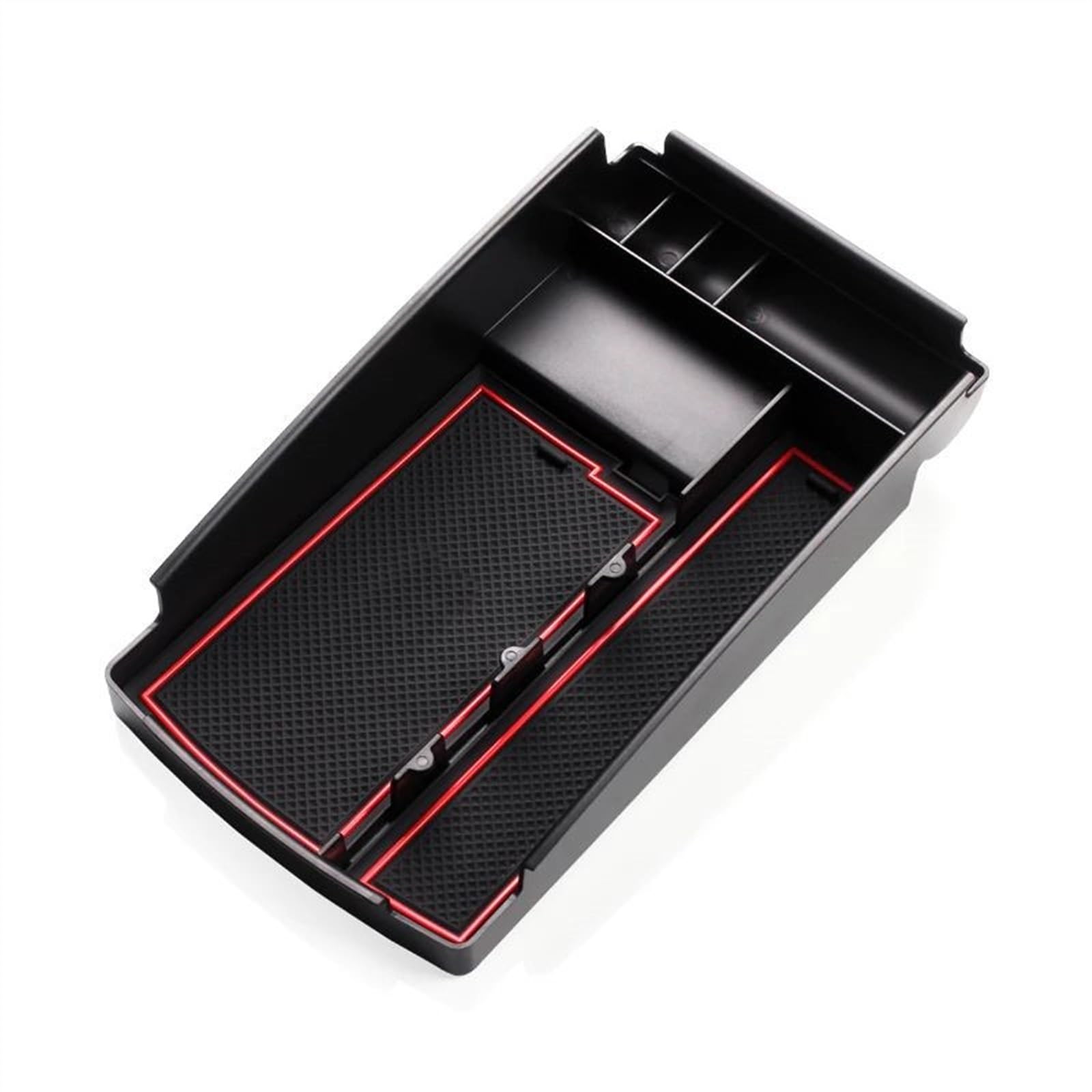 yoneleu Organizer Armlehne Tray Kompatibel Mit VW Für Passat B6 B7 2006 2007 2008 2009 2010 2011 2012 2013 2014 2015 2016 Auto Zentrale Steuerung Armlehne Aufbewahrungsbox von yoneleu