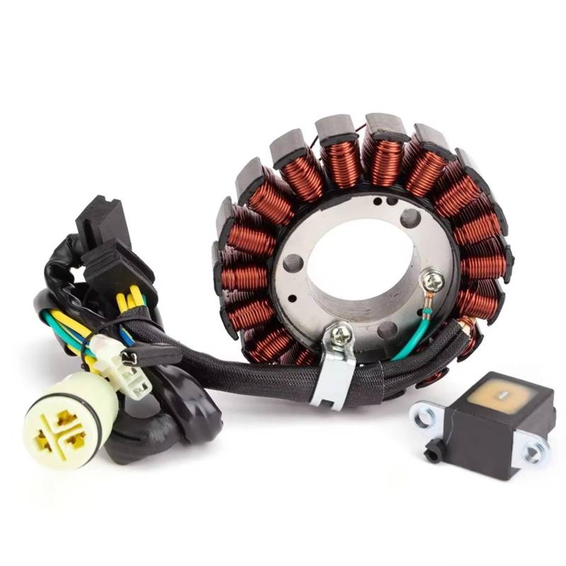 yongewu Für TRX300 Vier Für Trax 300 1988-2000 31120-HC4-003 Motorcyle Zündung Generator Magneto Stator Spule Motorrad Stator Spule Zubehör Motorrad Stator Spule von yongewu