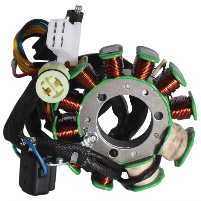 yongewu Kompatibel Mit Suzuki Für LT230 QuadRunner LT230EK 1989 Motorrad Stator Generator Spule Motorrad Stator Spule Zubehör Motorrad Stator Spule von yongewu