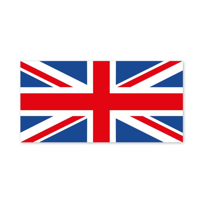 Aufkleber Großbritannien-Flagge I 15 x 7 cm I UK-Flag Union-Jack I Auto-Aufkleber Fan-Artikel England I wetterfest I kfz533 von younikat