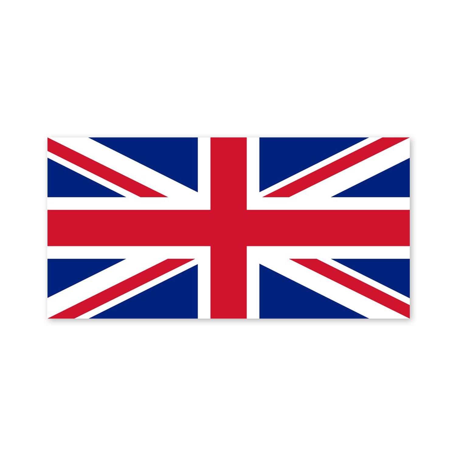 Aufkleber Großbritannien-Flagge I 20 x 10 cm I UK-Flag Union-Jack I Auto-Aufkleber Fan-Artikel England I wetterfest I kfz_534 von younikat