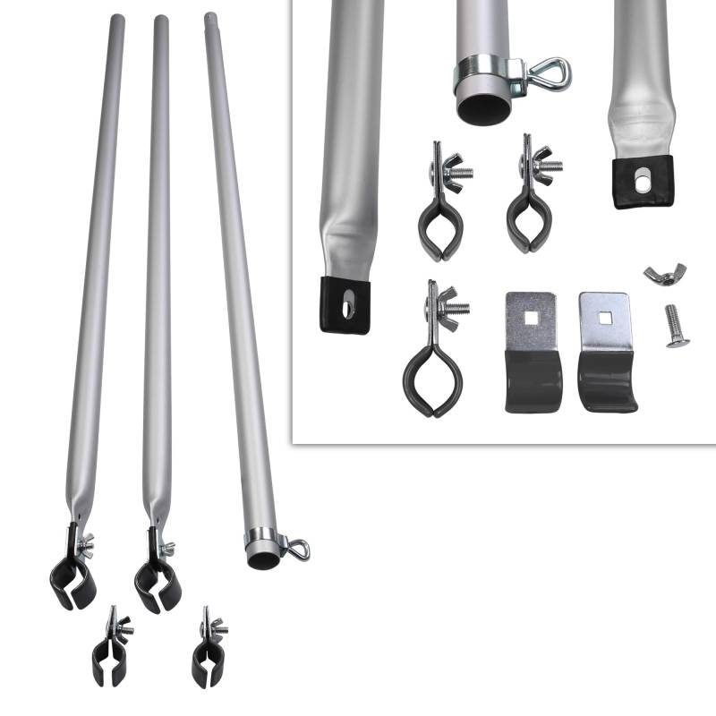 your GEAR Connection Pole - Verandastange, teleskopierbare Auflagenstange aus Aluminium für Vorzeltgestänge von your GEAR