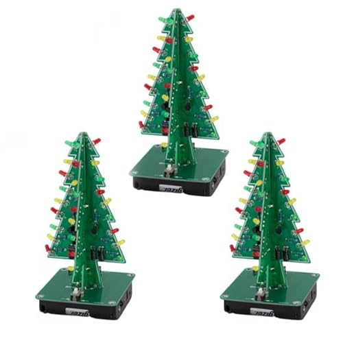 3x Bausatz LED-Weihnachtsbaum zum Löten Geschenk inkl. Anleitung von your droid