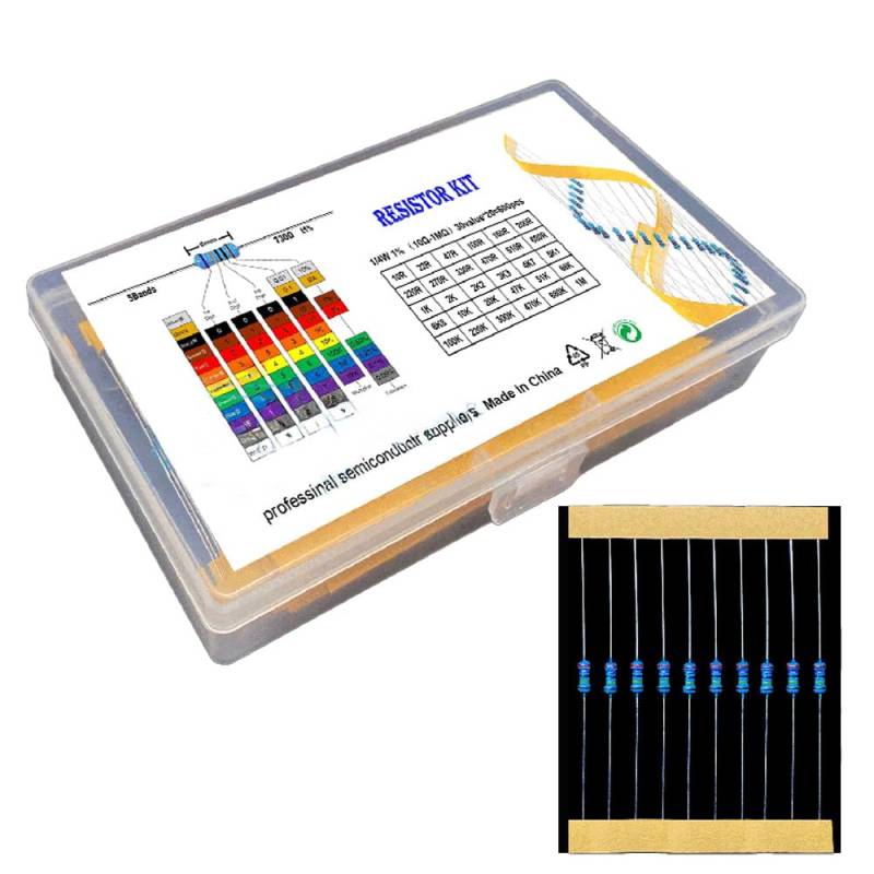 600 Metallschicht-Widerstände 30 Werte zu je 20 Stück 10-1M Ohm von your droid