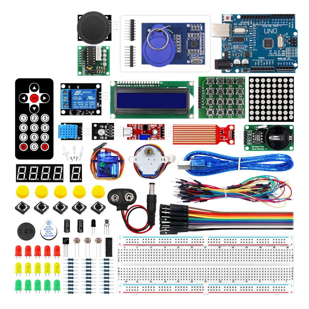 Starter Kit kompatibel mit Arduino UNO R3 RFID im Kunststoffkasten von your droid