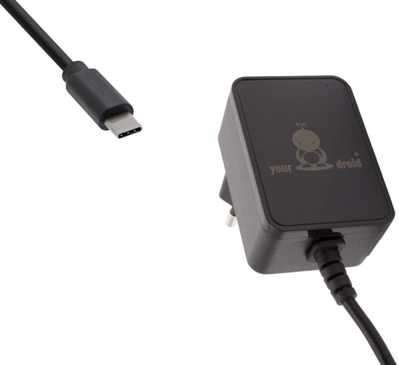 yourDroid Netzteil DC 5V 3A USB-C Raspberry Pi 4 Power Supply von your droid