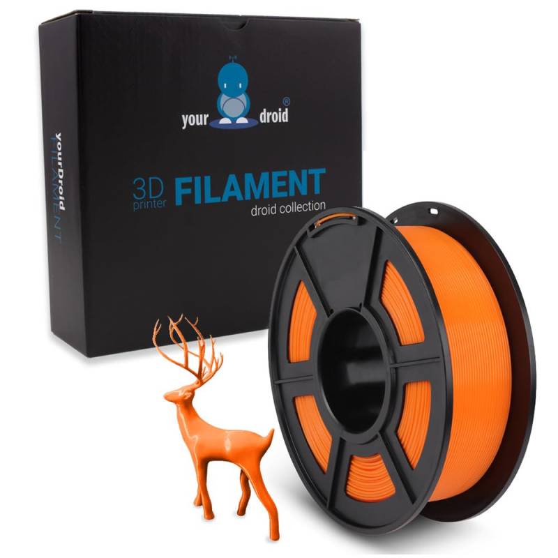 yourDroid PETG Filament Orange 1.75mm 1kg von your droid