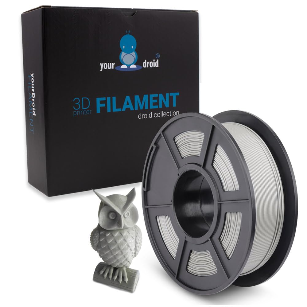 yourDroid PETG Filament Silber 1.75mm 1kg von your droid