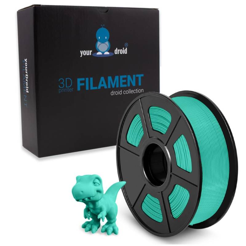 yourDroid PLA+ Filament Grasgrün 1.75mm 1kg 3D-Drucker Alternative zu ABS von your droid