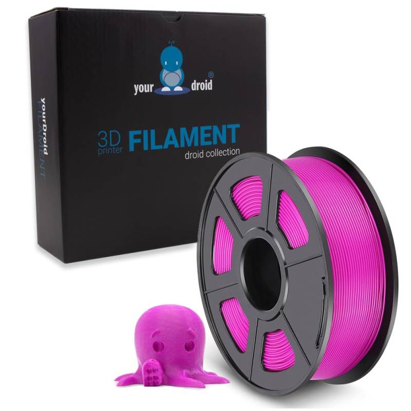 yourDroid PLA Filament Fuchsia (Magenta) 1.75mm 1kg 3D-Drucker von your droid