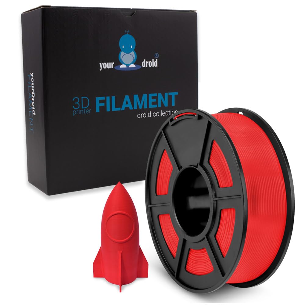 yourDroid PLA Filament Rot Matt 1.75mm 1kg von your droid