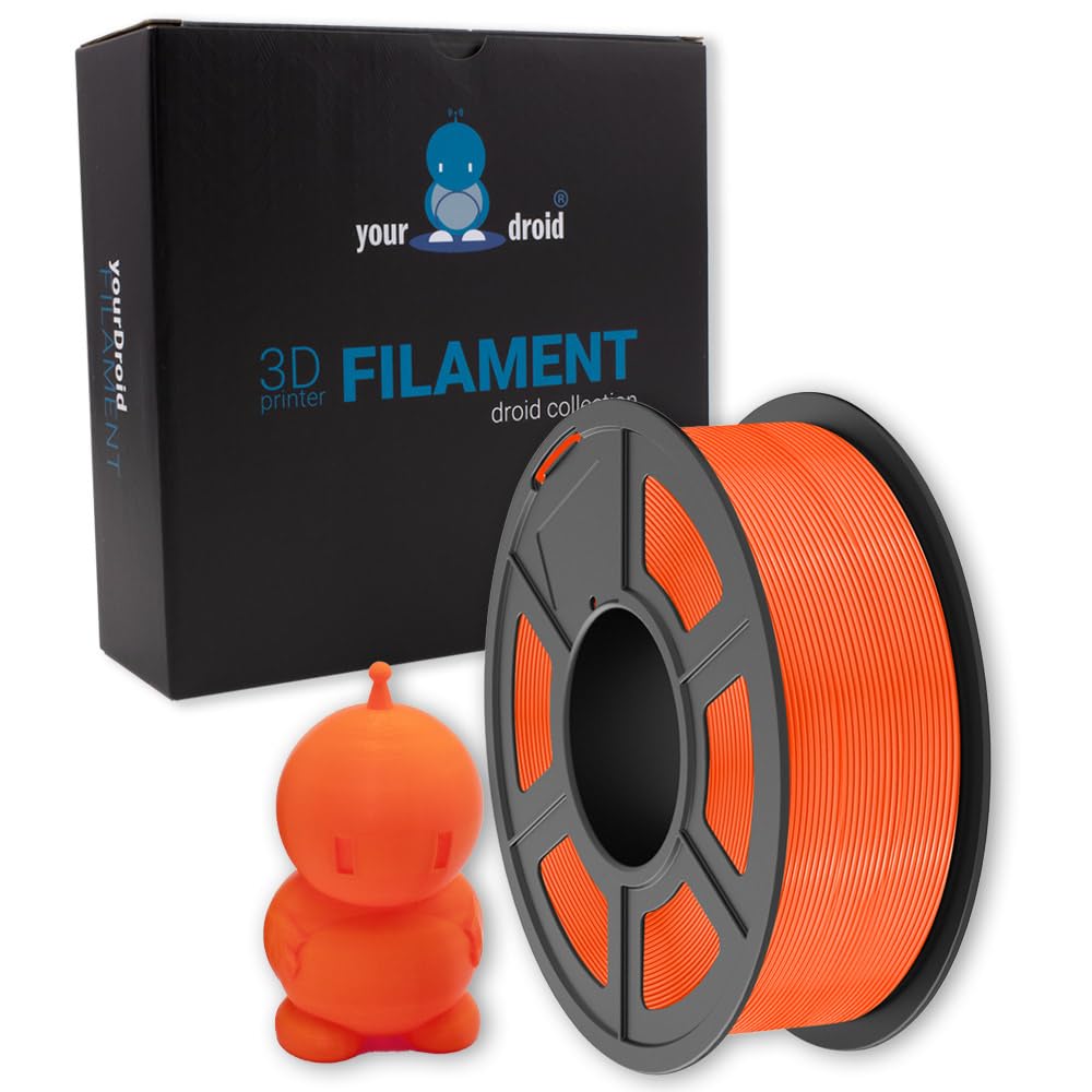 yourDroid PLA PLUS Filament Sonniges Orange 1.75mm 1kg von your droid