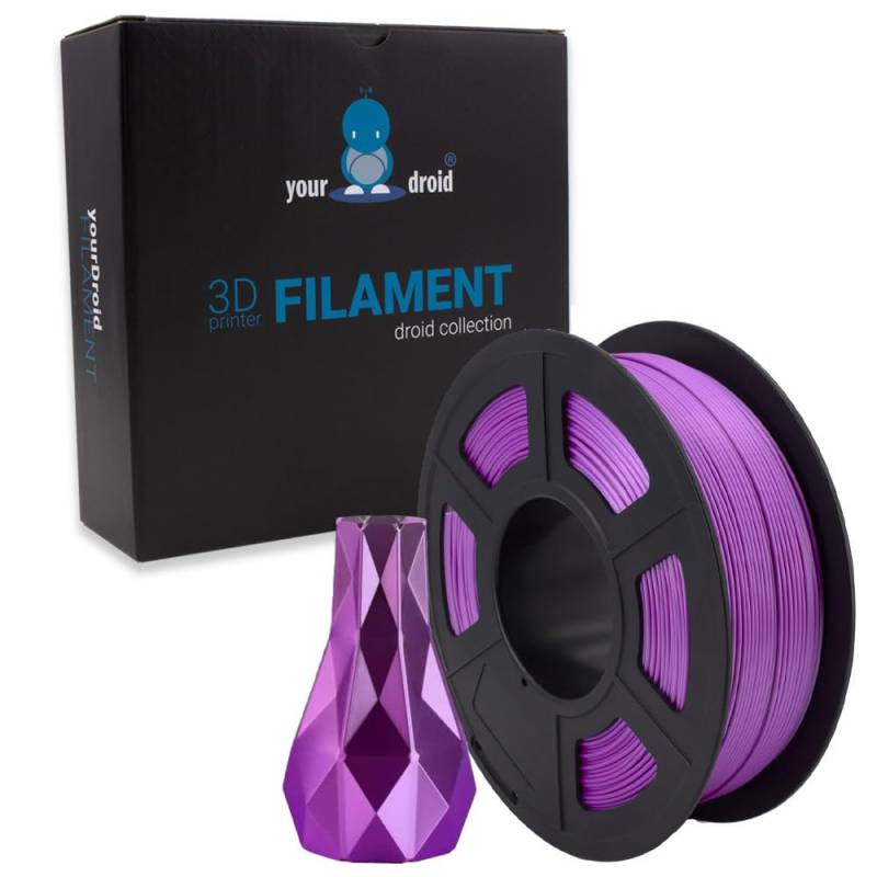 yourDroid Silk PLA PLUS Filament Lila 1.75mm 1kg von your droid