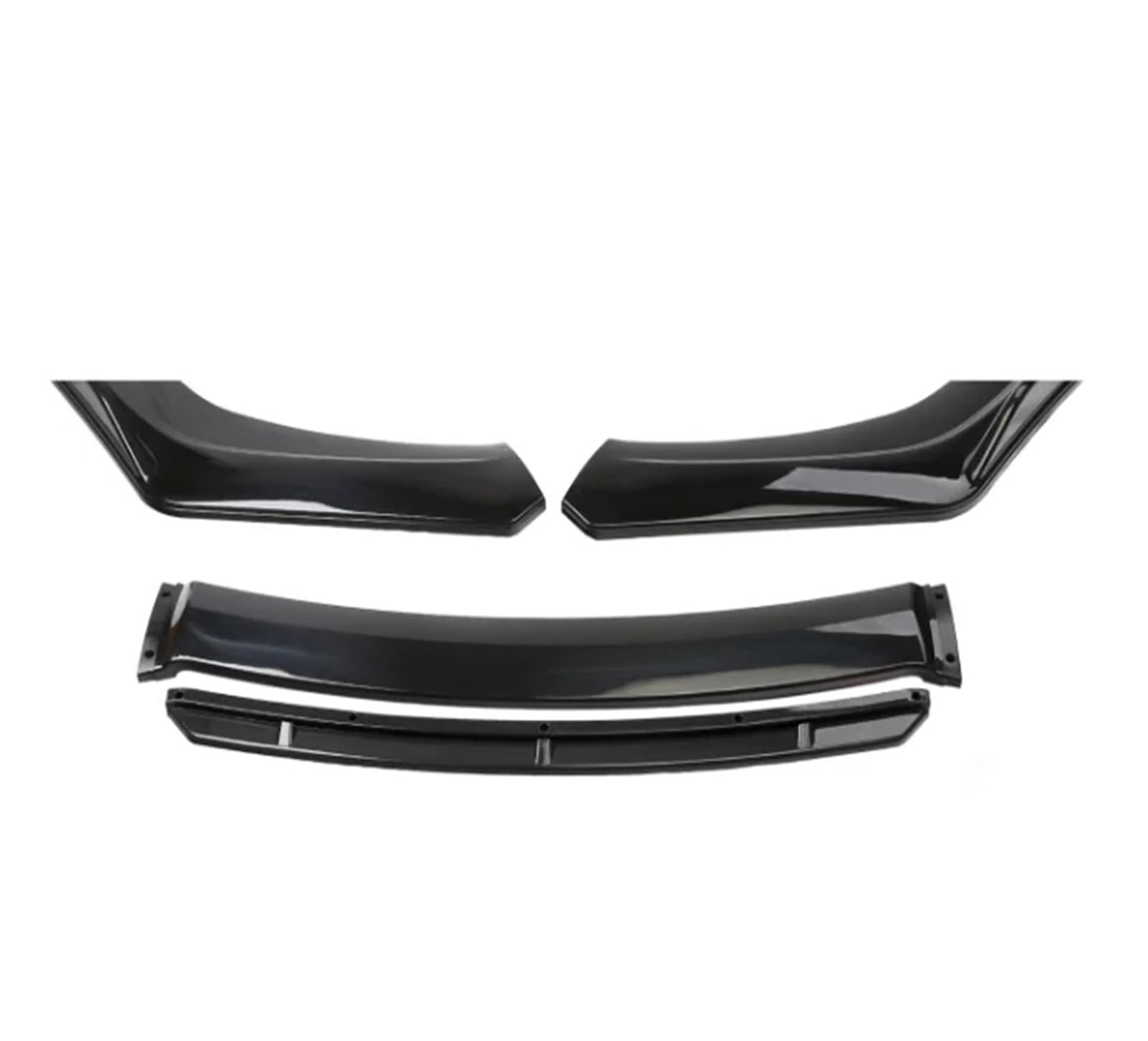 4PCS Compatible for Kia Optima K5 2014-2017 Front Bumper Lip Spoiler Splitter Diffuser Body Kit Guards Universal Fit Car Accessories(Black) von yuxinlugr