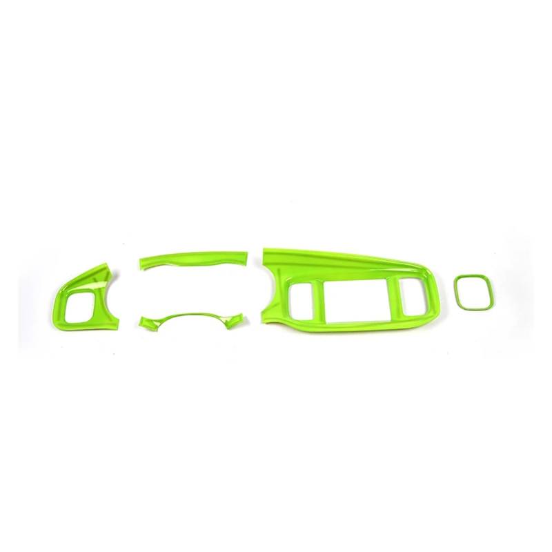 ABS Auto Zentrale Steuerung Armaturenbrett Instrumententafel Dekoration Aufkleber Kompatibel for Dodge Charger 2015 Up Auto Innen Zubehör(Green1) von yuxinlugr