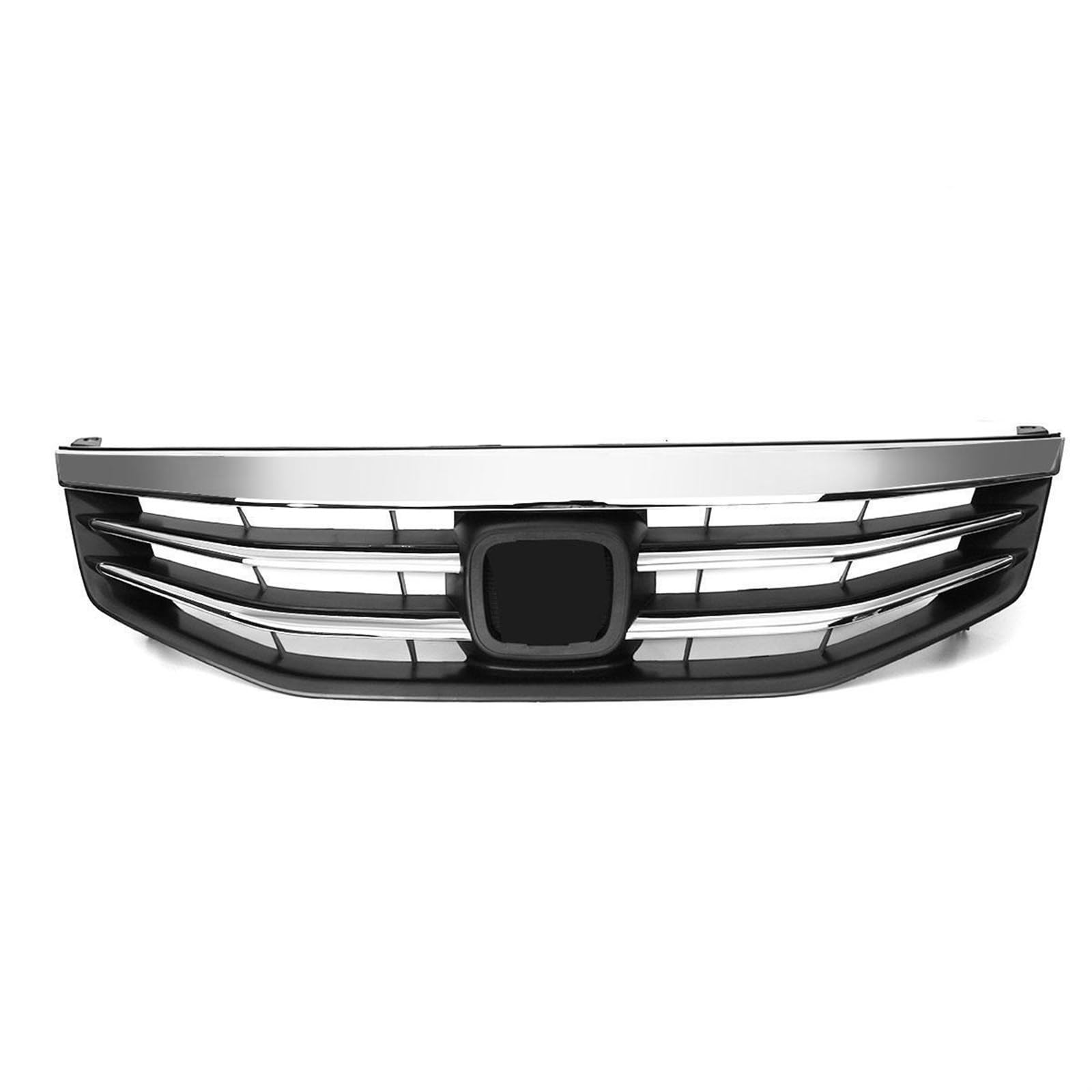 Auto Frontstoßstangengrill Renngrills Chrom ABS Schwarz Kompatibel for Honda Accord Limousine 2011 2012 Auto-Styling-Zubehör von yuxinlugr