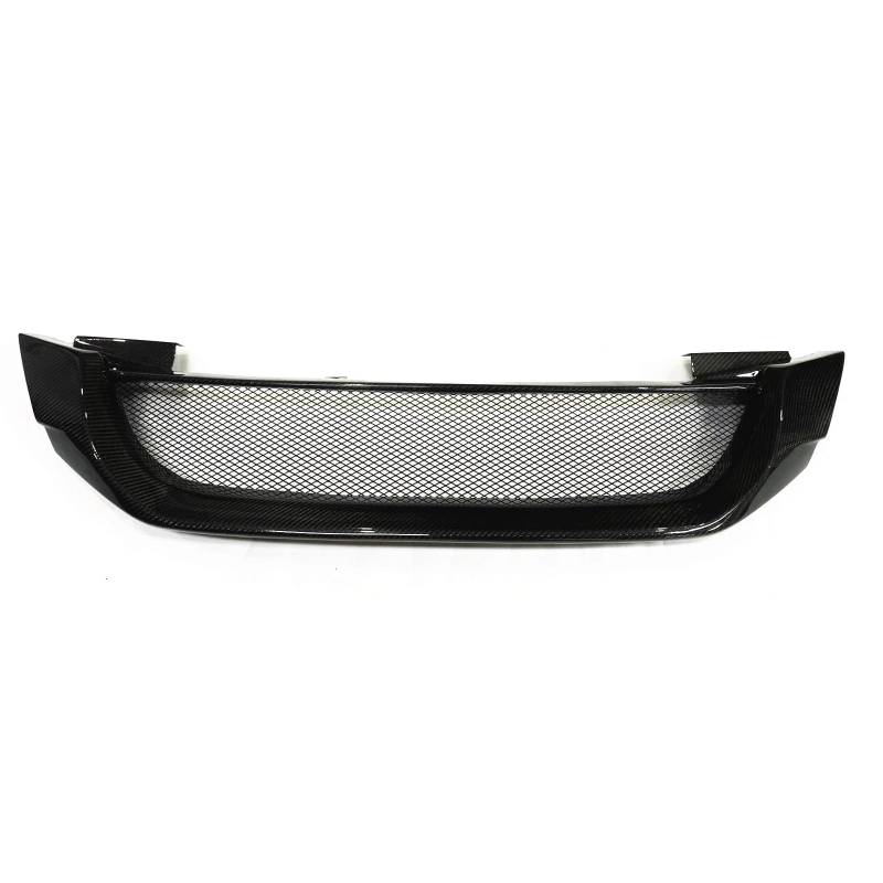 Kompatibel for Honda Accord 4-türige Limousine 2013–2015 US-Version Kühlergrill Fiberglas/Kohlefaser Auto Obere Stoßstange Haube Mesh Grid(Carbon Fiber 1) von yuxinlugr