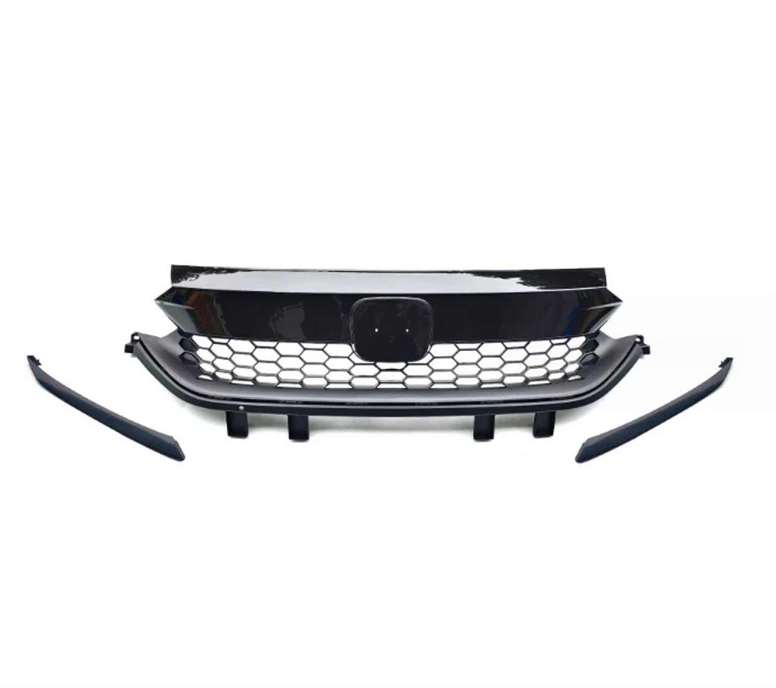 Kompatibel for Honda City RS 2020-2023 Front Racing Grille Haube Oberen Unteren Mesh Grill Auto Zubehör(Middle Grille) von yuxinlugr