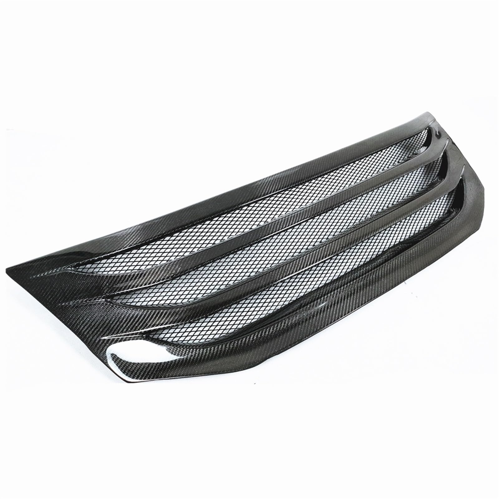 Kompatibel for Honda Crosstour 2013-2016 Frontgrill aus Echtkohlefaser, obere Stoßstangen-Ansaughaubenabdeckung, Netzgitter, Autogitter, Grillkörper-Kit von yuxinlugr