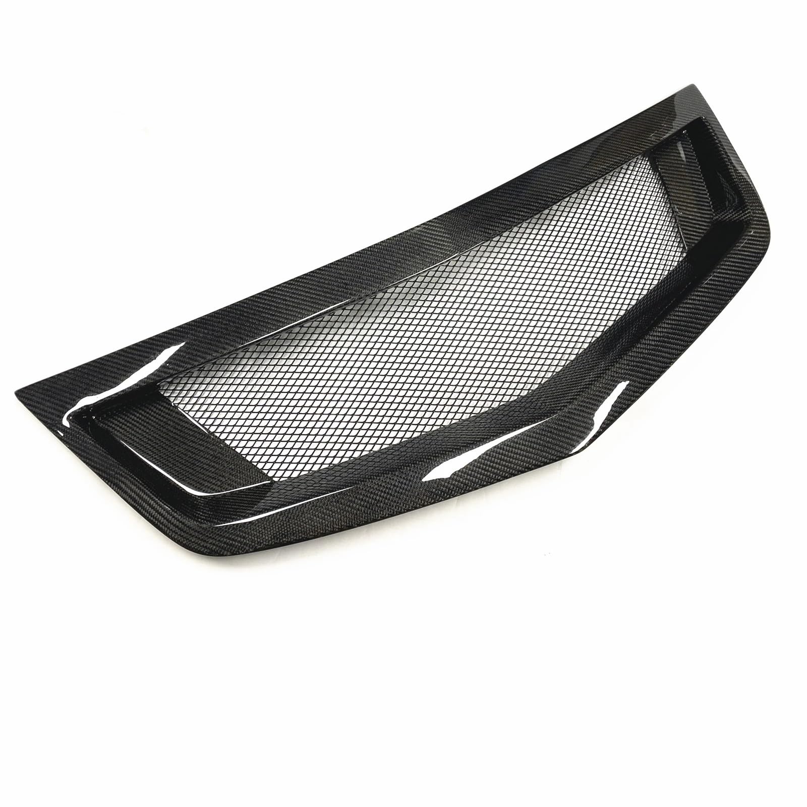 Kühlergrill, Renngrill, oberes Ersatzgitter for die Stoßstangenhaube, kompatibel mit Acura TSX, kompatibel mit Honda Accord Euro R 2011–2014(Carbon Fiber 1) von yuxinlugr