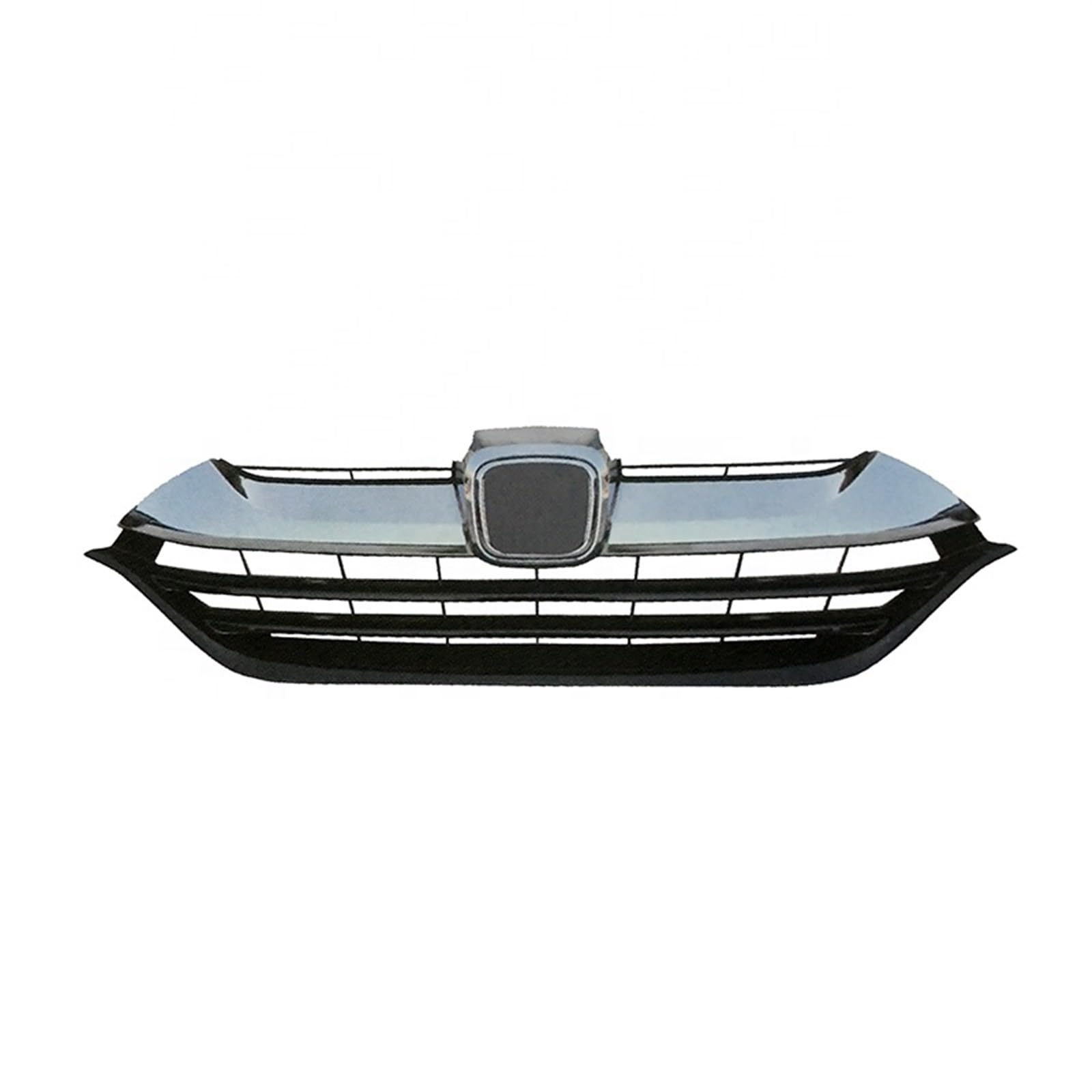 Vorne mitte Kühlergrill Kompatibel for Honda CR-V CRV 2017 2018 2019 Chrom Auto grill 71121-TLY-H01 von yuxinlugr