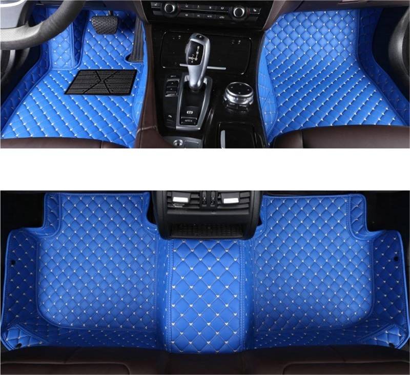 yuxinlugr Maßgeschneiderte Auto-Fußmatten, kompatibel mit Cadillac Cts, Auto-Teppiche, Fußmatten, Coche-Zubehör(Blue1,2002-2007) von yuxinlugr