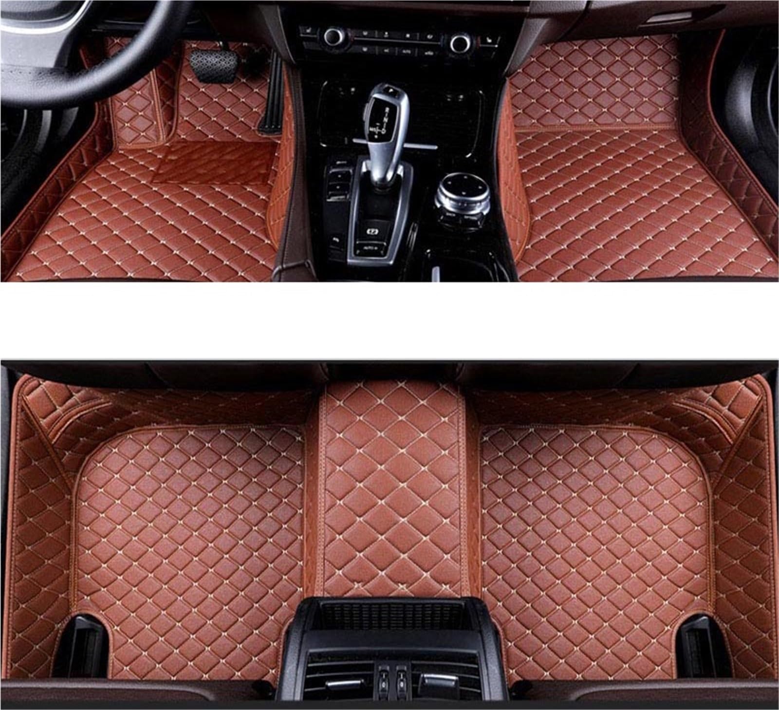 yuxinlugr Maßgeschneiderte Auto-Fußmatten, kompatibel mit Cadillac Cts, Auto-Teppiche, Fußmatten, Coche-Zubehör(Grizzly,2008-2013 Coupe) von yuxinlugr