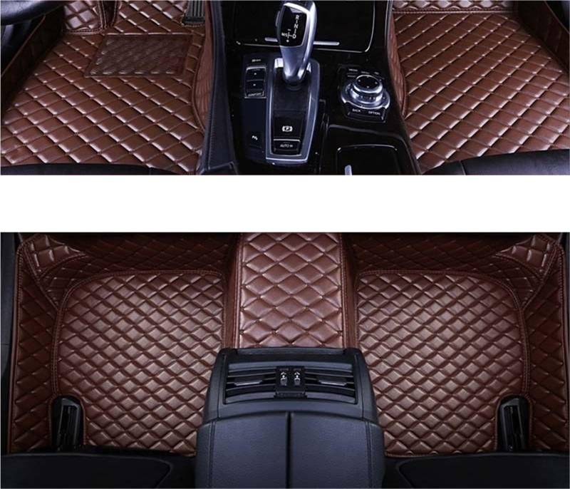 yuxinlugr Maßgeschneiderte Auto-Fußmatten, kompatibel mit Mercedes Benz G-Klasse W461 W463 2000–2023, Autoteppiche, Fußmatten, Coche-Zubehör(Coffee1,2000-2018 G Class) von yuxinlugr