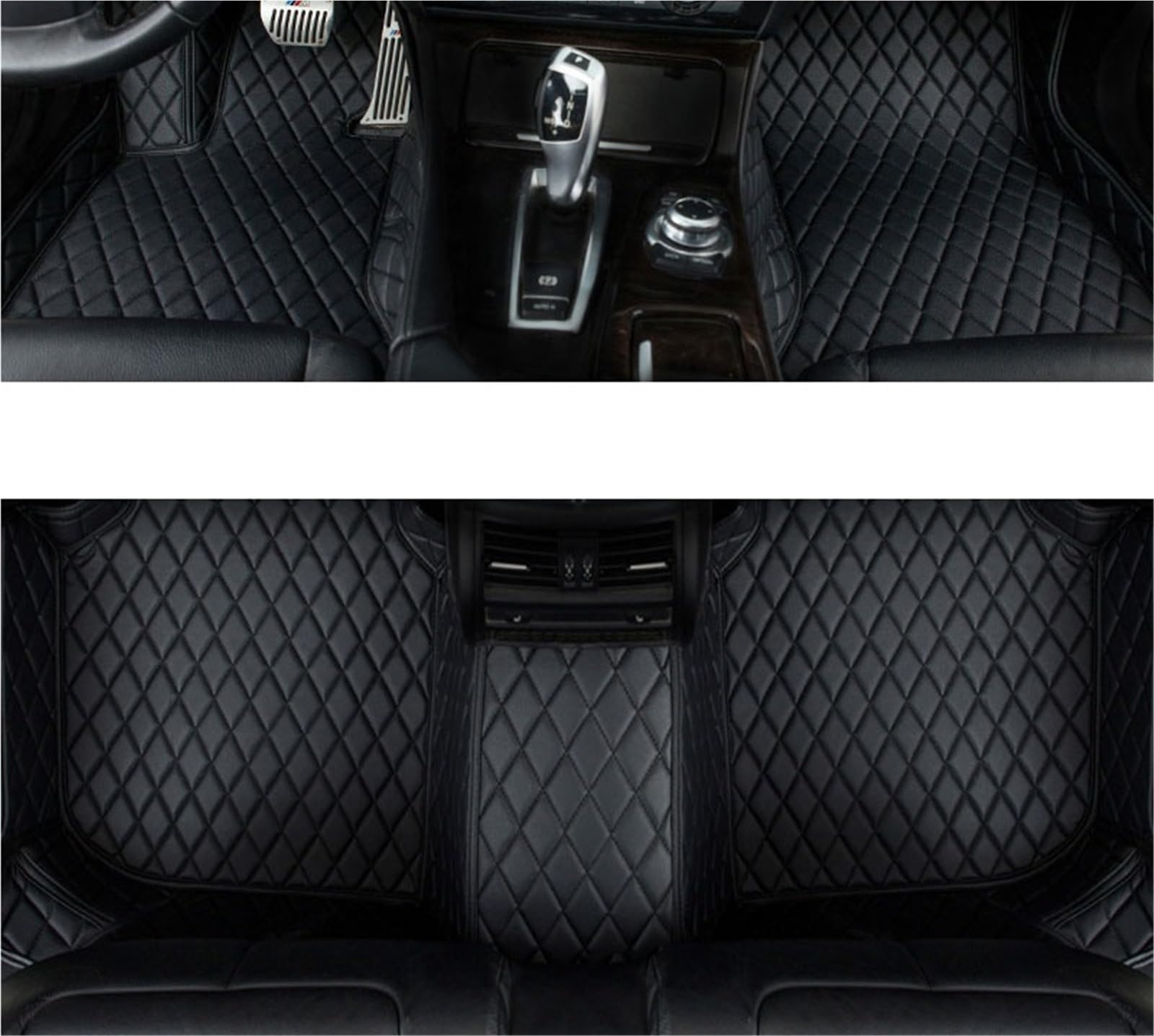 yuxinlugr Maßgeschneiderte Auto-Fußmatten, kompatibel mit Mercedes Benz GL X164 X166 2006–2016, Autoteppiche, Fußmatten, Coche-Zubehör(Black,2006-2012 GL) von yuxinlugr