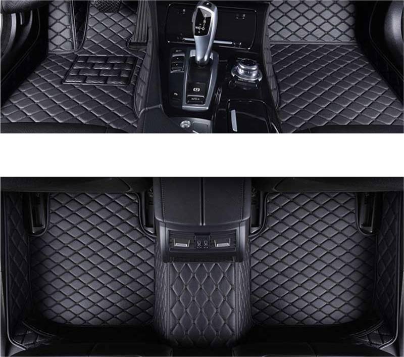 yuxinlugr Maßgeschneiderte Auto-Fußmatten kompatibel for Mercedes Benz GLA-KLASSE H247 X156 2013–2023, Autoteppiche, Fußmatten, Coche-Zubehör(Black,2013-2019 GLA) von yuxinlugr