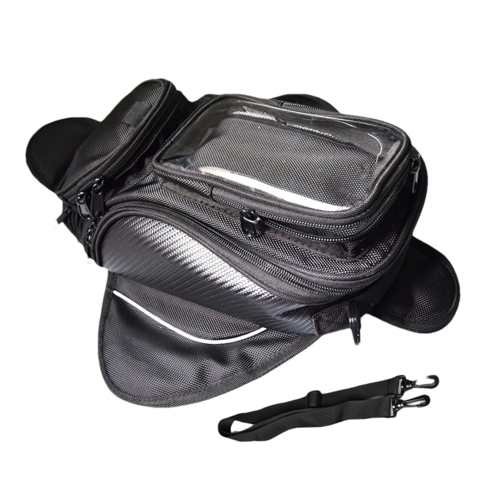 yybng Motorrad Tankrucksack, Magnetische Tanktasche, Motorrad Touchscreen Handytasche, Wasserdicht Motorrad-Reittasche Mit Superstarkem Magnet Für Motorrad Motorcross von yybng