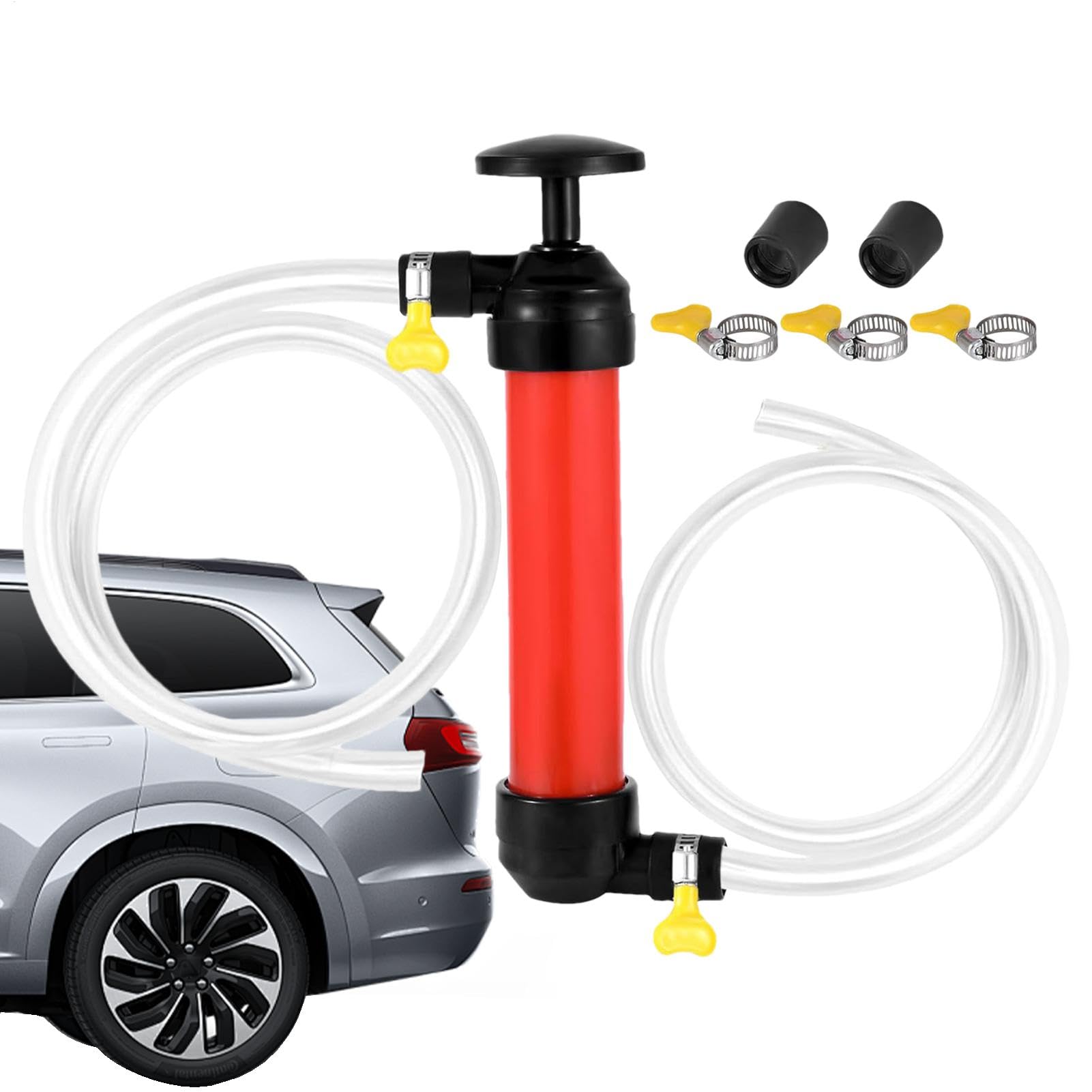 yztju Ölabsaugpumpe, Flüssigkeitsabsaugpumpe für die Automobilindustrie - adjustable Öl-Handpumpe, Flüssigkeitsabsaugpumpe - Motoröl-Extraktor, effektive Öl-Siphonpumpe für Autos, Motorräder, von yztju